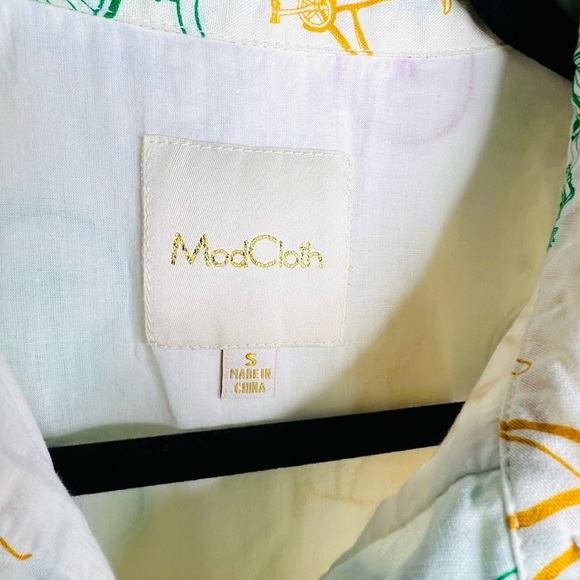 ModCloth Rainbow Bicycle Print Midriff Dress - Picture 8 of 8